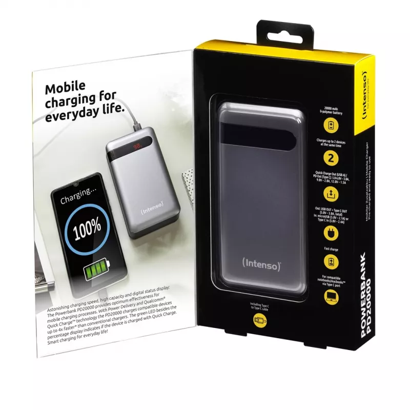 Kannettava varavirtalähde Intenso PD20000 20000 mAh