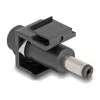 DeLOCK Keystone-moduuli DC 5,5 x 2,1 mm naaras uros musta