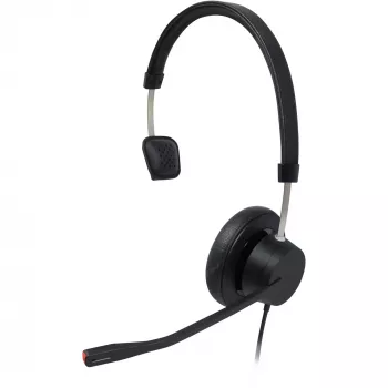 Johdolliset mono-kuulokkeet Plusonic X140_Mono – kevyt on-ear-muotoilu, korkea äänenlaatu