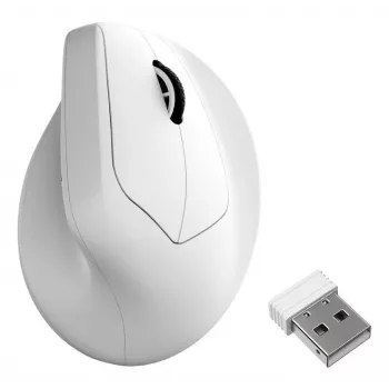 Keychron M5 8K valkoinen (M5-A24) mekaaninen hiiri johdollinen/langaton, kompakti muotoilu