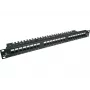 Patch-paneeli Alantec PK001 24-porttinen UTP Cat.6 1U 19 inch – 24x RJ45, U/UTP (UTP), musta