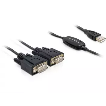 Sarjakaapeli DeLOCK 2x RS232/USB 2.0 musta 61886