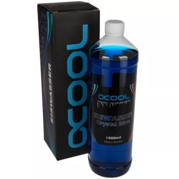 Alphacool Eiswasser Crystal Blau, 1000 ml valmissekoitus jäähdytysneste - sininen