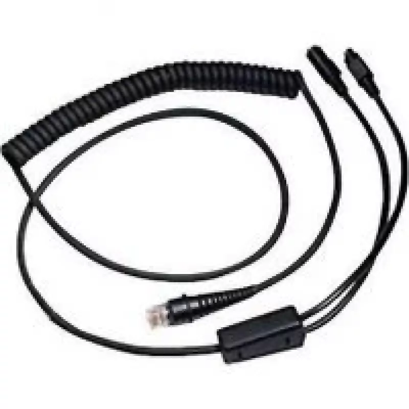 Honeywell - näppäimistöadapteri / verkkokaapeli - RJ-45 (uros) - PS/2, 6-napainen, virtalähde - 3,0 m - kelalla - musta (CBL-720-300-C00)