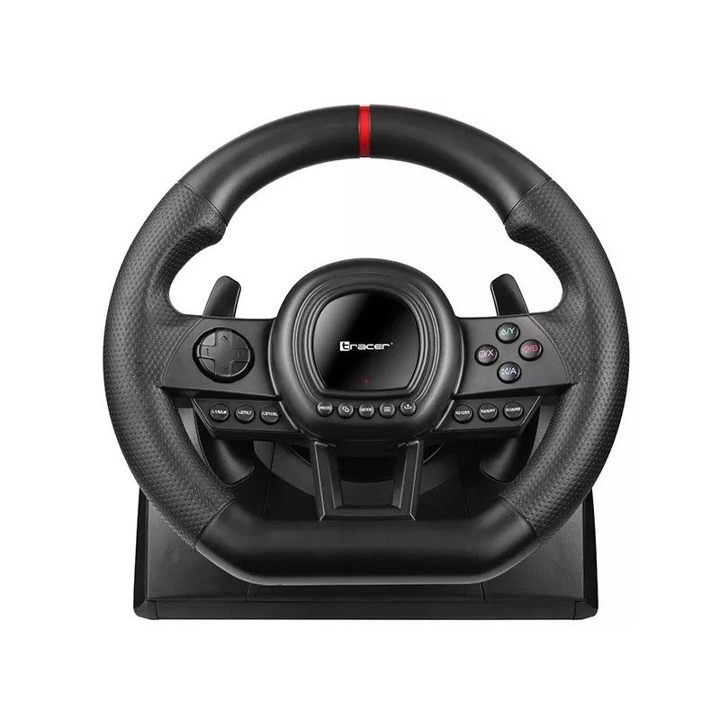 Tracer SimRacer Manual Gearbox 6in1 -ohjauspyörä polkimilla ja vaihteenvalitsimella, PC/PS4/PS3/Xbox One/Xbox 360/Switch