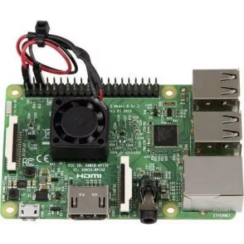 Joy-it Raspberry Pi® -jäähdytyssarja rb-heatsink2 Banana Pi, Cubieboard, pcDuino, Arduino, Raspberry Pi®, Raspberry Pi® 3 B, Rasp (rb-heatsink2)
