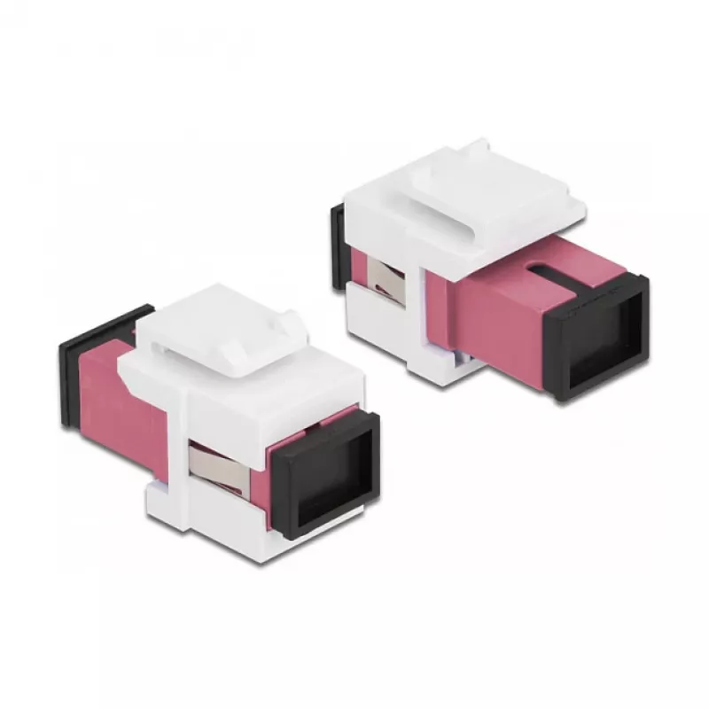 DeLOCK Keystone-moduuli SC Simplex -liitäntä SC Simplex -liitäntään