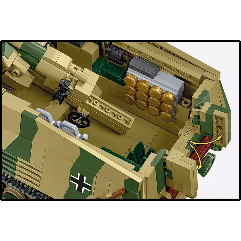 Rakennussarja Cobi Panzerhaubitze Hummel 1118 osaa pienoismallisarja