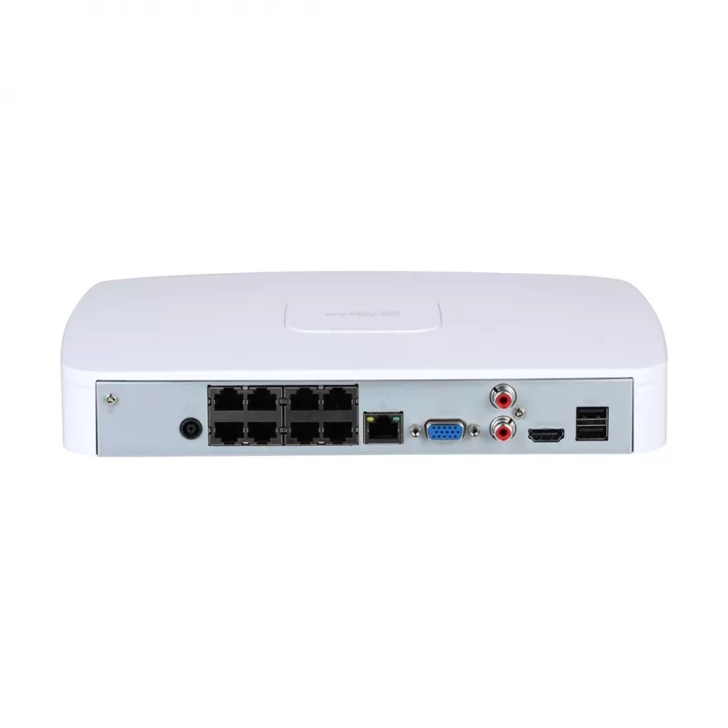 Dahua Technology WizSense NVR4108-8P-EI verkkotallennin 1U valkoinen