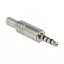 Kaapeliliitin DeLOCK 65546 3,5 mm hopea