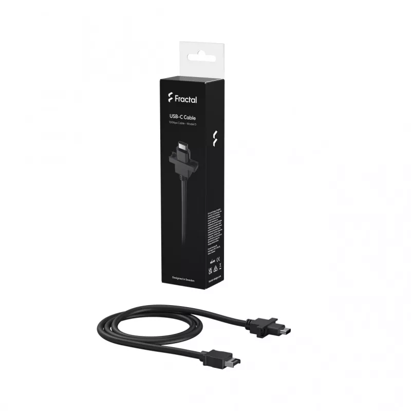 Fractal Design Pop lisävaruste USB-C 10Gbps -kaapeli – malli D