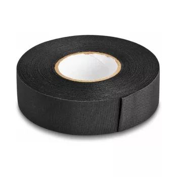 DeLOCK kangasteippi 25 m x 25 mm repeämätön itseliimautuva musta