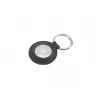 Suojakotelo nahkaa Apple AirTagille FIXED FIXWAT-C2-BK aitoa naudan nahkaa musta kompakti tasku