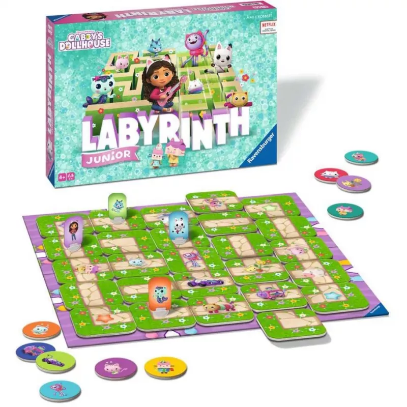 Gabby's Dollhouse Junior Labyrinth, lautapeli
