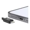 Goobay USB-C™ lataus- ja synkronointikaapeli, 1 m, musta - MFi-kaapeli Apple iPhone/iPad musta (39445)