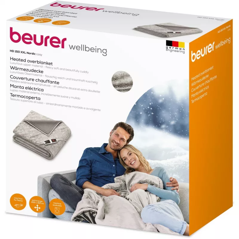 Beurer HD 150 XXL lämpöhuopa, pestävä, 6 lämpötasoa