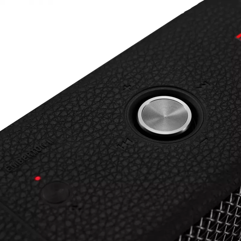 Kannettava Bluetooth-kaiutin Marshall Emberton II musta Steel — kompakti muotoilu, langaton ääni