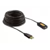 USB-kaapeli DeLOCK 82446 USB 2.0 10m musta