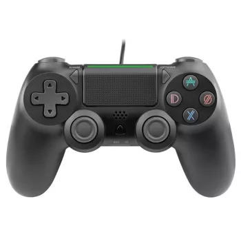 Kaapelipeliohjain TRACER SHOGUN PRO musta — 16 painiketta, analoginen/digitaalinen, 1,5 m kaapeli, värinä, PC/PS4/PS3