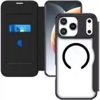 4Smarts Urban Pro Flipcase Apple iPhone 17 Pro Qi2 ready musta (541776)