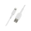 Belkin PVC USB-A - Lightning 2 m valkoinen
