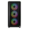 Montech X5M (B) Micro Tower -PC-kotelo – Micro-ATX/Mini-ITX, 3x120mm edessä, 1x120mm takana, tukee ATX-virtalähteitä, 2x3,5 inch + 4x2,5 inch, musta