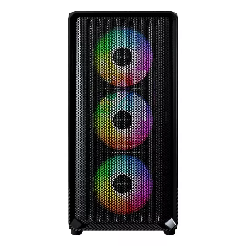 Montech X5M (B) Micro Tower -PC-kotelo – Micro-ATX/Mini-ITX, 3x120mm edessä, 1x120mm takana, tukee ATX-virtalähteitä, 2x3,5 inch + 4x2,5 inch, musta
