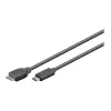 Wentronic goobay - USB-kaapeli - Micro-USB Type-B (uros) - USB-C (uros) - USB 3.1 - 60 cm - käännettävä C-uros (67995)