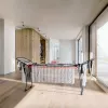 Kuivausteline VILEDA Infinity Flex Ultimate Teleskooppi — musta, pinnoitettu alumiini, 30 m kuivausala, taitettava, rullat