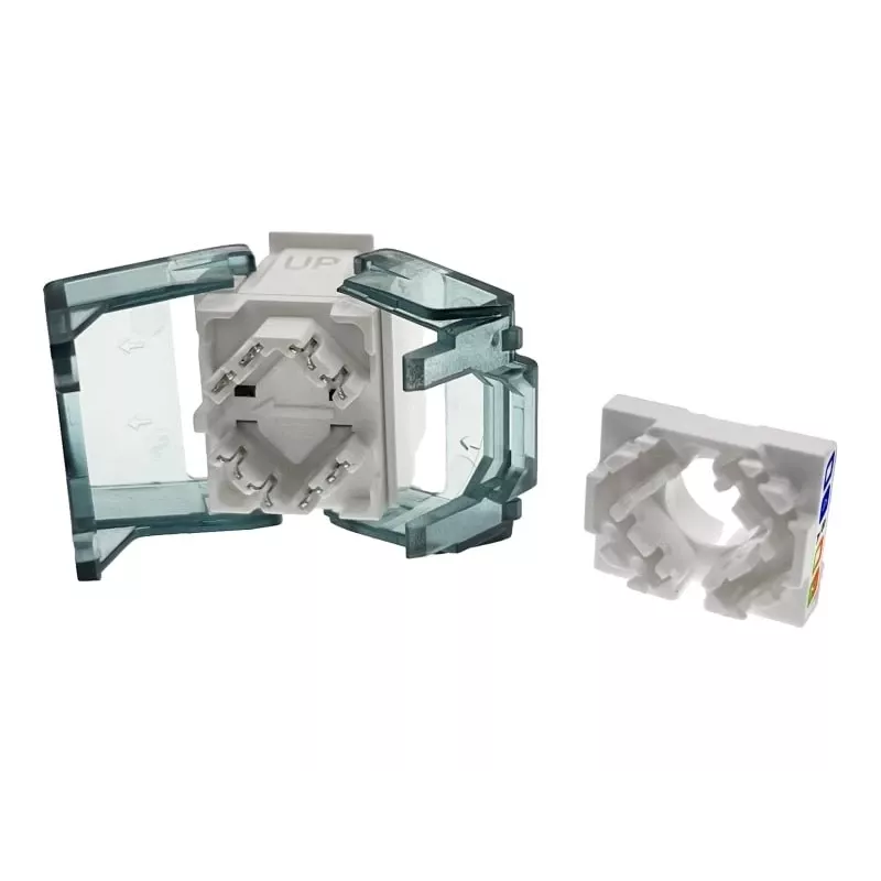 Keystone RJ45 -moduuli Alantec MB007-1 UTP Cat.6A Plus laadunvarmistustesti USA