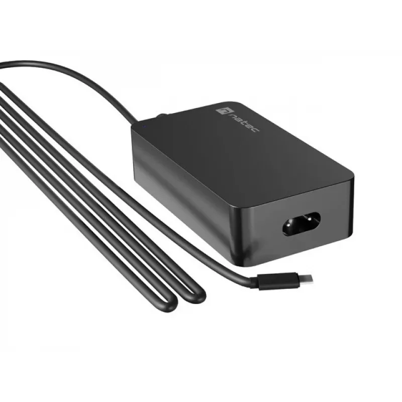 NATEC Grayling USB-C 45W virtalähde yleismalli musta