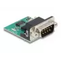 DeLOCK 90781 sarjaporttimuunnin toistin eristin USB 2.0 RS-232 musta vihreä