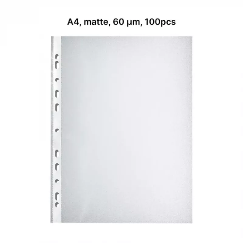 AD Class rei'itetyt muovitaskut Orange Peel A4 60 µm, 100 kpl:n pussi
