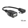 USB-kaapeli DeLOCK 83245 0,16 m USB A Mini-USB B musta