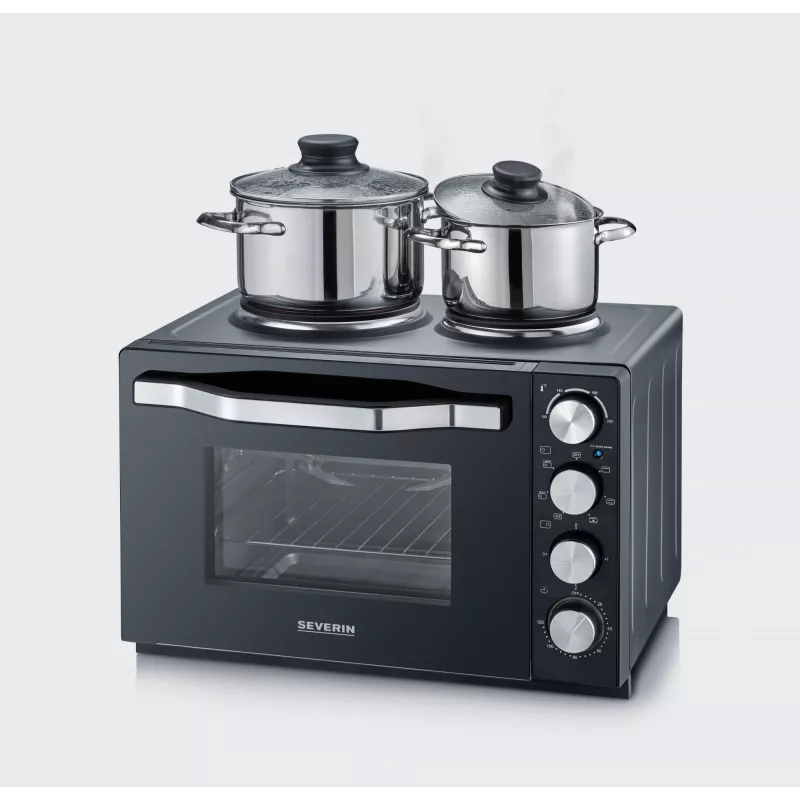 Leivinuuni Severin TO 2074 30L 2500W musta grilli