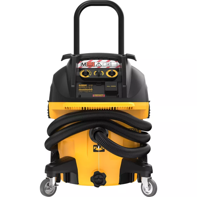 DeWALT DWV905M-QS pölynimuri keltainen 38 L 1400 W