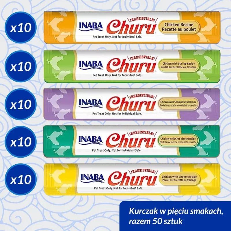 INABA Churu Varieties Chicken - kissanherkku - 50 x 14g