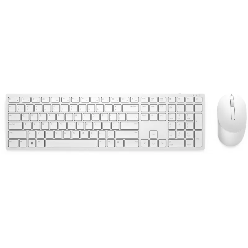 DELL Pro näppäimistö ja hiiri - KM5221W - ranska (AZERTY) - valkoinen