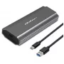 Kotelo | tasku NV2271 M.2 SSD -asemalle | SATA | NVMe | USB-C | 2TB