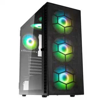 Kolink Observatory HF Plus Mesh ARGB Midi-tornikotelo - musta