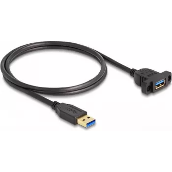 DeLOCK SuperSpeed USB 5 Gbit/s -kaapeli USB Type-A uros naaras 1 m musta
