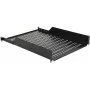 Rack-hylly LOGON RAS415BL musta 50 kg kantavuus 19