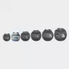 Matkalaukku The North Face Base Camp Duffel S - stone slab/granite harmaa