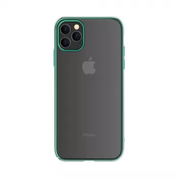Suojaava kova kuori Devia Glimmer-sarja iPhone 11 Pro -puhelimelle, vihreä, PC-takaosa
