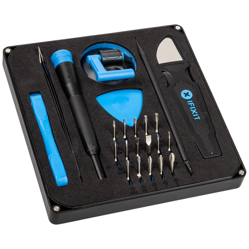 iFixit Essential Electronics Toolkit + taitettava antistaattinen matto