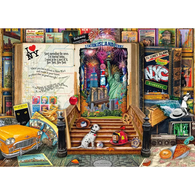 Palapeli schmidt spiele Aimee Stewart: Memories of New York — 1000 palaa