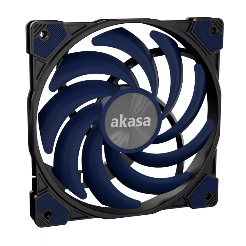 Tuuletin Akasa Alucia XS12 120 mm musta sininen 700-2000 kierr./min HDB