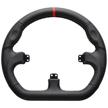 Asetek SimSports GT Rim - Closed D, nahka - musta