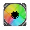 SHARKOON SHARK Mirror RGB PWM Reverse 120 mm kotelotuuletin, 1500 RPM, musta