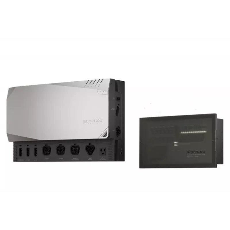 EcoFlow ZMM100-COMBO2-EU Power Prepared Kit, kaapeli-/adapterisarja, 5 kpl, seinäasennus, musta/harmaa